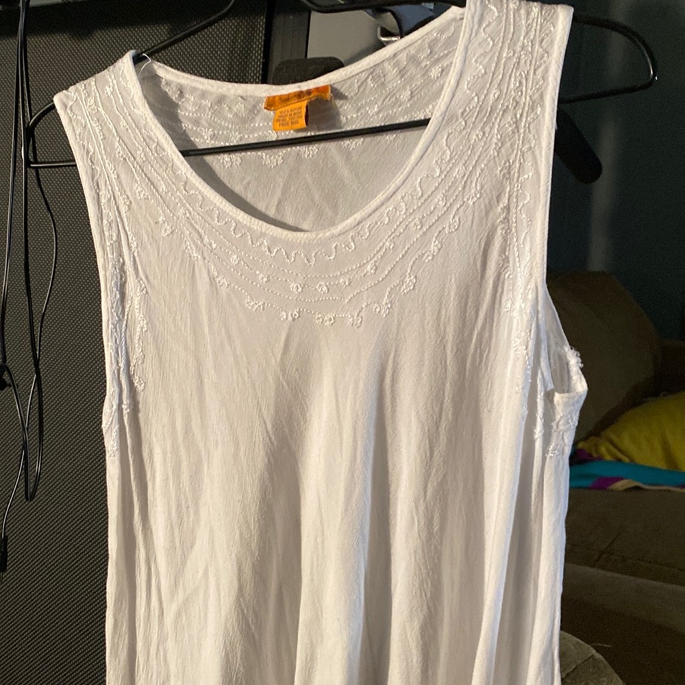 White dress